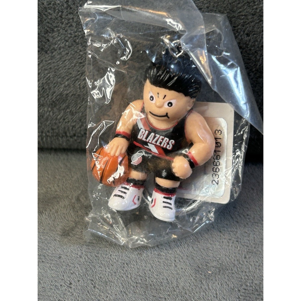 1988 Lil Sports Brat Portland Trail Blazers NBA Basketball Keychain Sealed